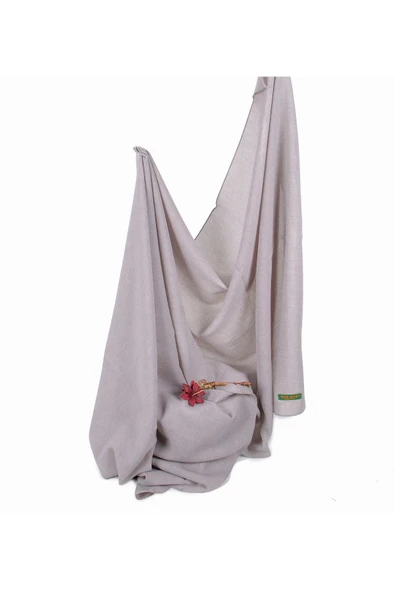 Denım Şal - Özel Hediye Kutulu, Pastel Renk, Kolay Şekil Alan, Şık Ve Zarif Görünüm Gri - 2