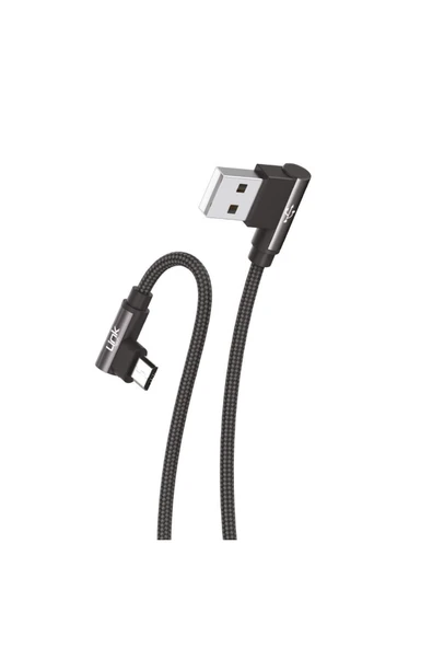 K592 Safe Micro Usb 90 Derece Gamer Oyuncular Için Şarj Kablosu - 2