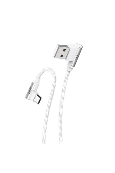 K592 Safe Micro Usb 90 Derece Gamer Oyuncular Için Şarj Kablosu - 3