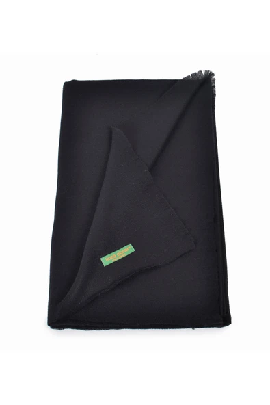 Elegansa Omuz Atkısı Kaşmir Dokulu Şıklık Ve Sıcaklık Bir Arada - Lüks, Yumuşak Ve Trendy! Siyah