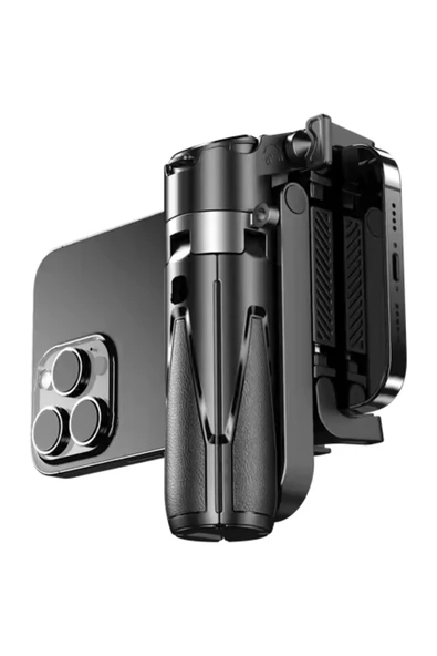 H877 Premium Ultra Mini Kumandalı Magsafe Tripod Selfie Telefon Tutacağı - 3