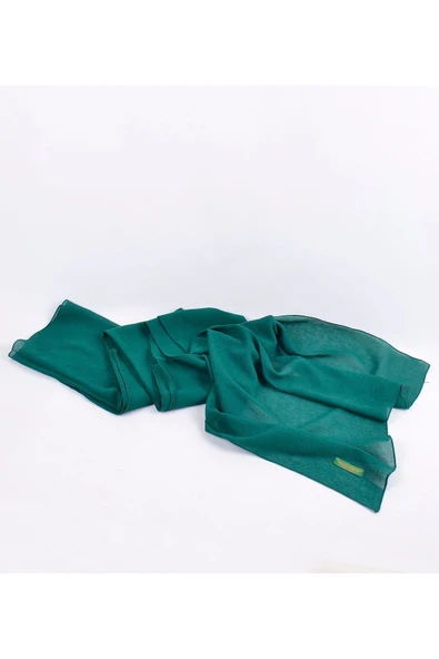 Krınkıl Şal, Özel Hediye Kutulu, Nefes Alan, Esnek Ve Kolay Şekil Hafif Tasarım Zümrüt