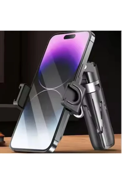 H877 Premium Ultra Mini Kumandalı Magsafe Tripod Selfie Telefon Tutacağı - 2