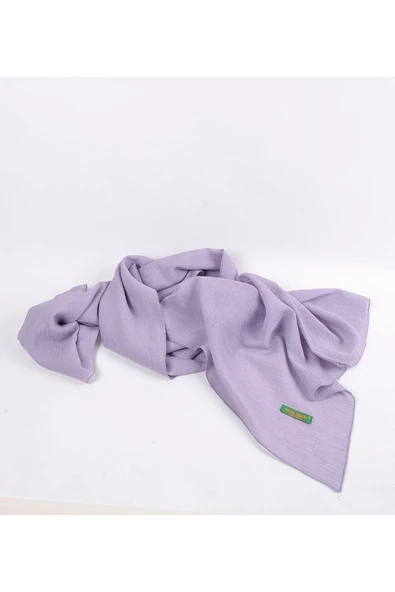 Krınkıl Şal, Özel Hediye Kutulu, Nefes Alan, Esnek Ve Kolay Şekil Hafif Tasarım Lila - 2