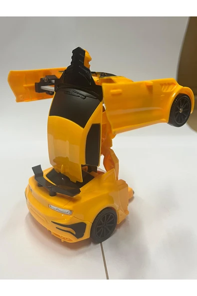 Otomatik Transform: Darbede Bumblebee'ye Dönüşen Araba Oyuncak (1 Adet) - Resim 7