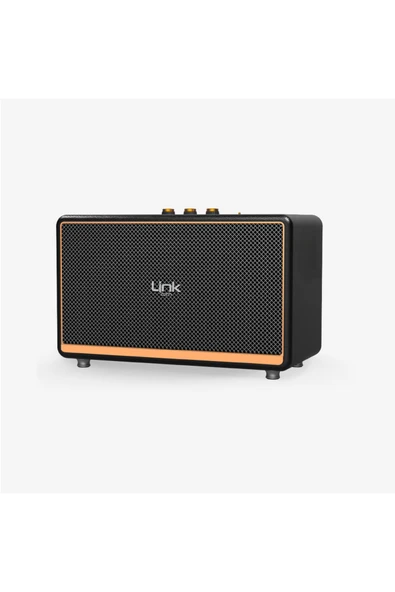 M408 Premium Mikrofonlu 100w Retro Bluetooth Hoparlör - Resim 2