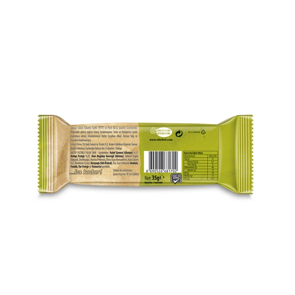 Lifalif Antep Fıstıklı Yulaf Bar 35 g x 16 Adet - 4