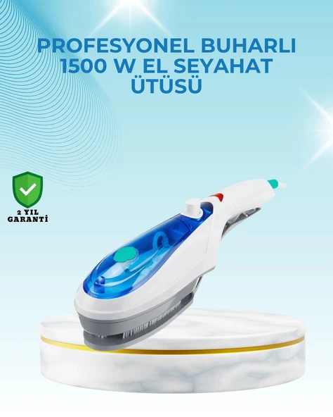 1500W Güçlü Buharlı Ütü | Yanık Riski Olmadan Hızlı Ütüleme ürün görseli 1