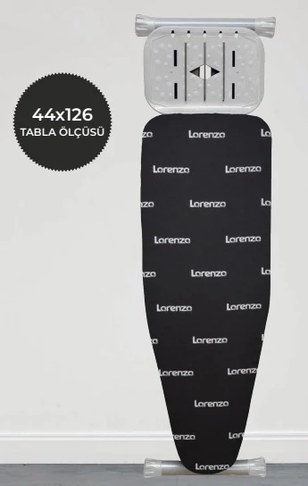 Lorenzo GKY-900 Esila Ütü Masası Siyah - 3