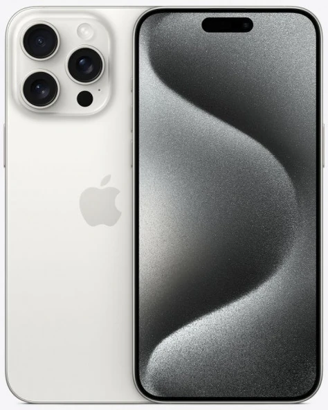 iPhone 15 Pro Max 256 GB White Titanium(İTHALATÇI GARANTİLİ) - 1