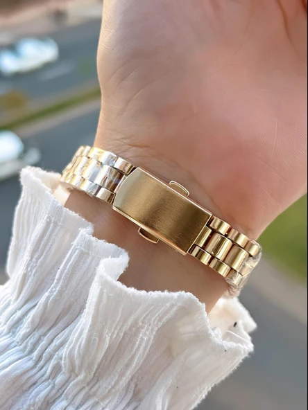 Coliseum Çelik Kordon Takvimli Kadran Özel Tasarım Vintage Seri Kadın Kol Saati+Bileklik PS.8341.M5 - Resim 3