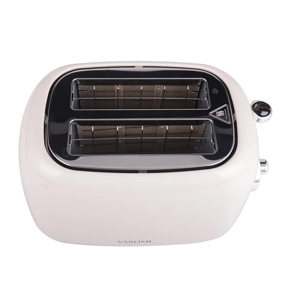 Yasomi YK-688T Retro Bej İki Dilim Ekmek Kızartma Makinesi - Resim 2