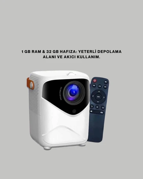 Android Sistemli Mini Projektör – Uygulama Destekli Akıllı Kullanım - 3