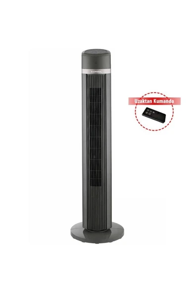 Luxell LXF-260 G Gri Uzaktan Kumandalı Kule Tipi Vantilatör Teşhir