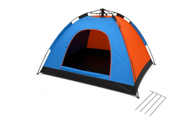 8 Kişilik Tam Otomatik Kamp Çadırı | Su Geçirmez, Dayanıklı, Metalize Kaplı, 250×250×170 cm - 3