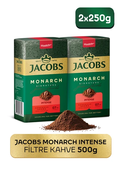 Jacobs Monarch Intense Filtre Kahve 250gr x 2 Adet - 1