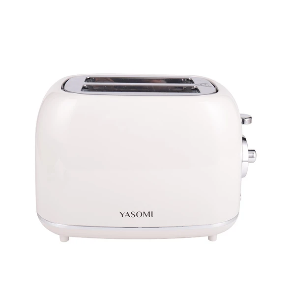 Yasomi YK-688T Retro Bej İki Dilim Ekmek Kızartma Makinesi - Resim 3