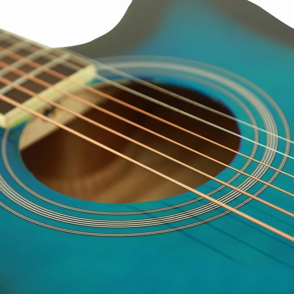 Gitar Akustik Cutaway Segovia SGA40BLS - 3