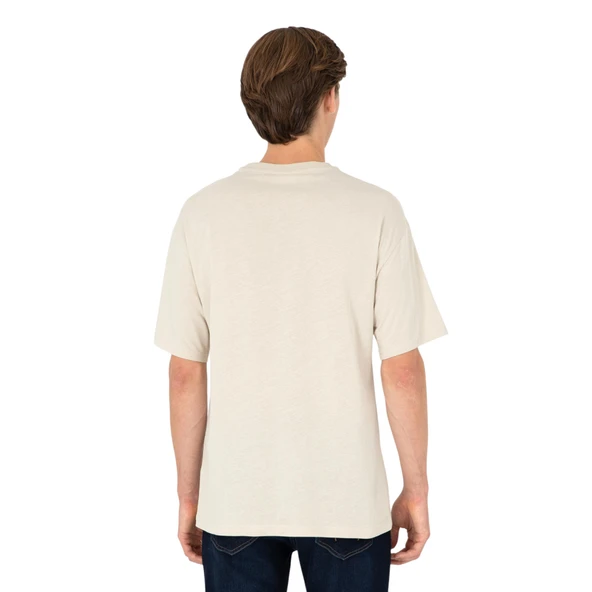 Erkek Comfort Fit Bisiklet Yaka Tişört - 8