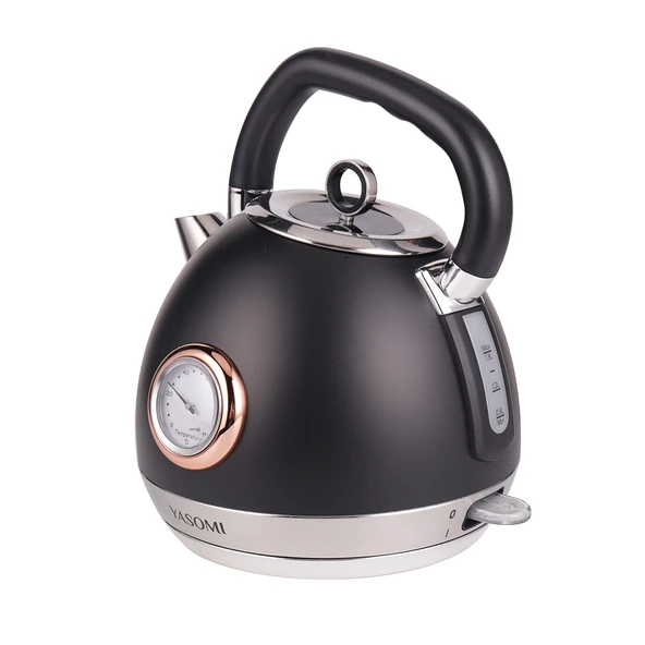 Yasomi YK-880NTSL Retro Su Isıtıcı Kettle Siyah - Resim 4