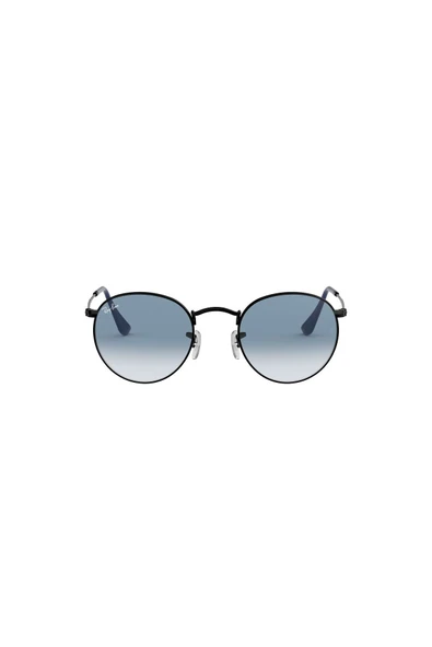 Ray-Ban Round Metal 3447 006/3F Black-Light Blue Güneş Gözlüğü - 2