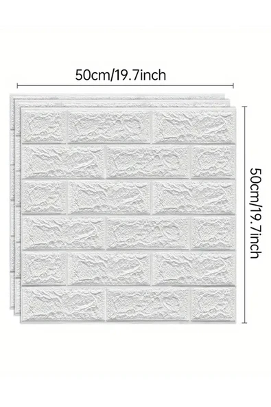 3D Alçı Dekor Tuğla - 2