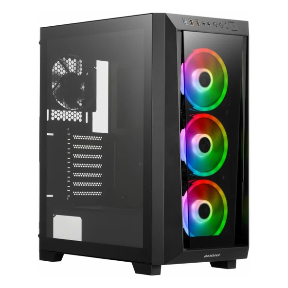 Gamdias Talos M1 Elite 850W 80+ Bronz USB 3.2 ARGB ATX Mid Tower Siyah Kasa ürün görseli 1