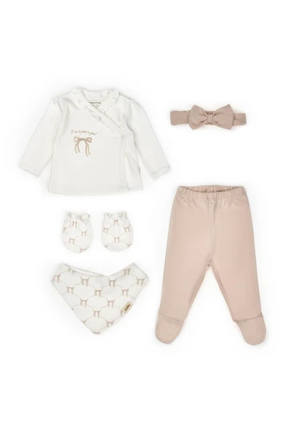 Bebek 5'li Set %100 Organic Pamuk Yenidoğan Serisi - CSY8173 - 3