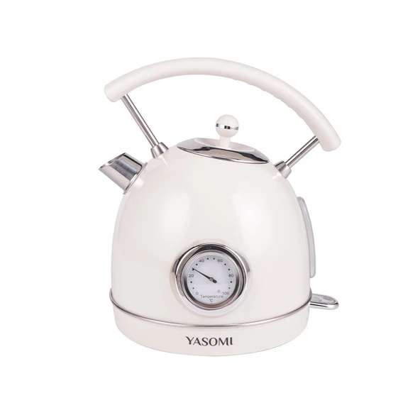 Yasomi YK-823NTSL Retro Su Isıtıcısı Kettle Bej ürün görseli