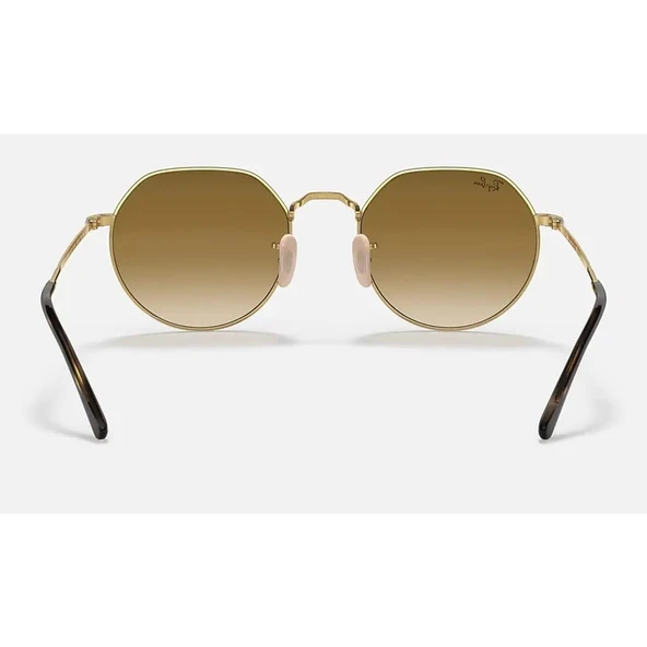 Ray-Ban Jack 3565 001/51 Gold-Brown Güneş Gözlüğü - 2