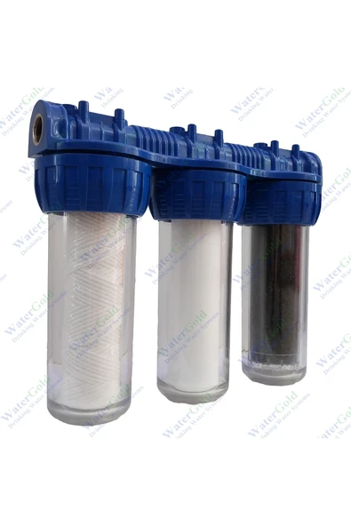 Watergold Hasas Tortu Süzücü Ve Koku Giderici Filtre Grubu 10" Inç ürün görseli