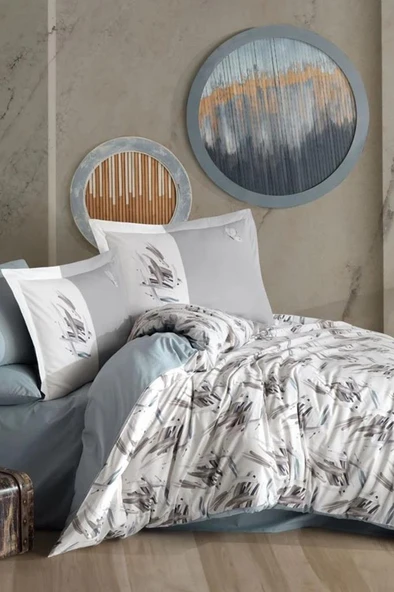 Estate Çift Kişilik Poplin Nevresim Takımı Taş ürün görseli