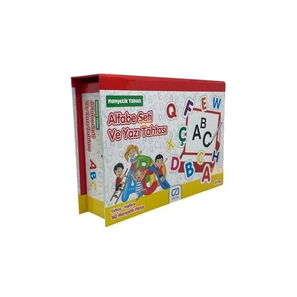 Manyetik Alfabe Seti Ve Yazı Tahtası ürün görseli