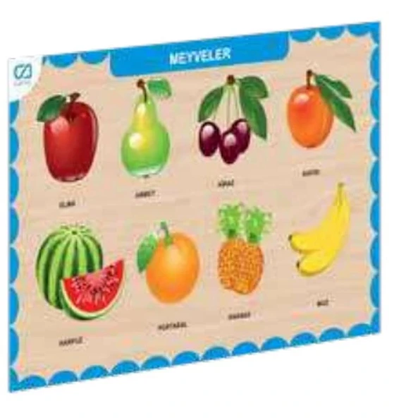 Ahşap Meyveler Eğitici Set ürün görseli