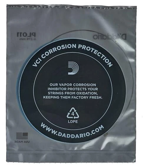 DADDARIO PL011 ELEKTRO VE AKUSTİK TEK TEL, E-(Mİ), YÜKSEK KARBONLU ÇELİK - Resim 2