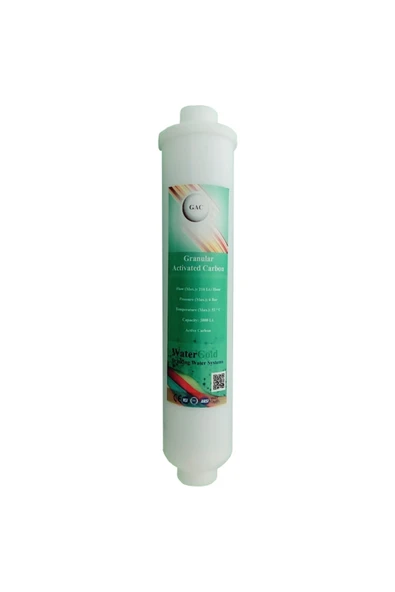 Watergold Su Arıtma Cihazı Inline Aktif Karbon Filtresi 2" Inç