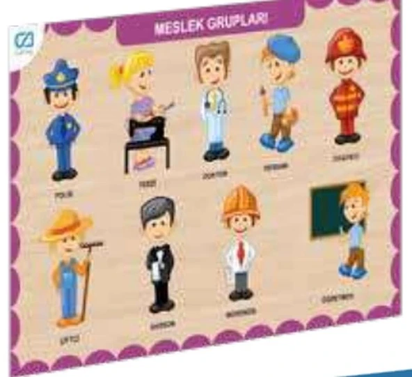 Ahşap Meslek Grupları Eğitici Set ürün görseli