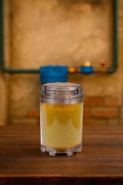 Watergold Su Arıtma Cihazı Kireç Önleyici Shell Kablı Reçine Filtre 5 Inç