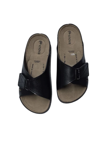 Enova Ortopedik Yumuşak Taban Cırtlı Günlük Kadın Terlik - Resim 12