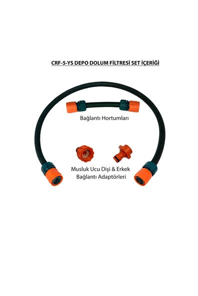 Car Fil Karavan & Tekne Tipi Tortu Tutucu & Kireç Önleyici Su Deposu Dolum Filtresi - 5