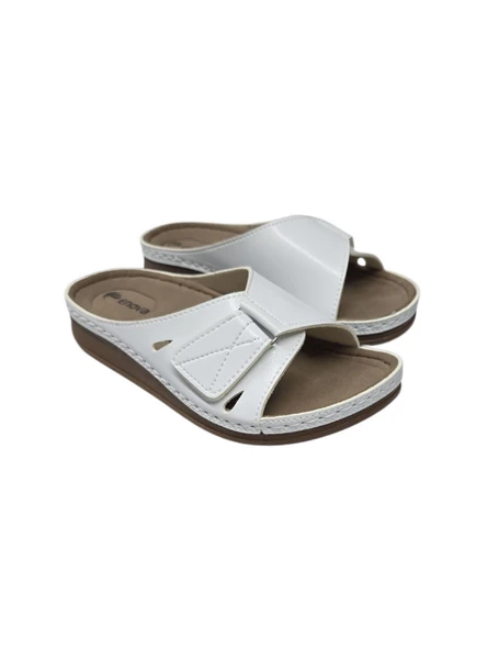 Enova Ortopedik Yumuşak Taban Cırtlı Günlük Kadın Terlik - Resim 10