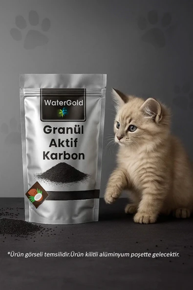 Watergold Ekonomik Kedi Kumu Koku Giderici Granül Aktif Karbon - 500gr
