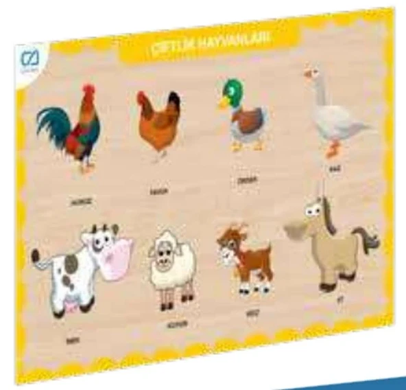 Ahşap Çiftlik Hayvanları Eğitici Set ürün görseli
