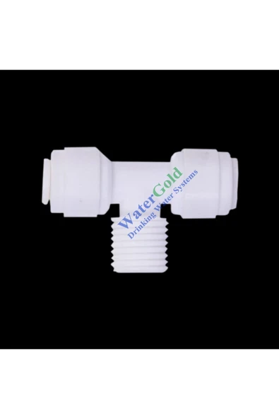Watergold Su Arıtma Cihazı T Filtre Bağlantı Nipeli 1/4 Inç Quick 1/4 Inç (5 ADET) - 2