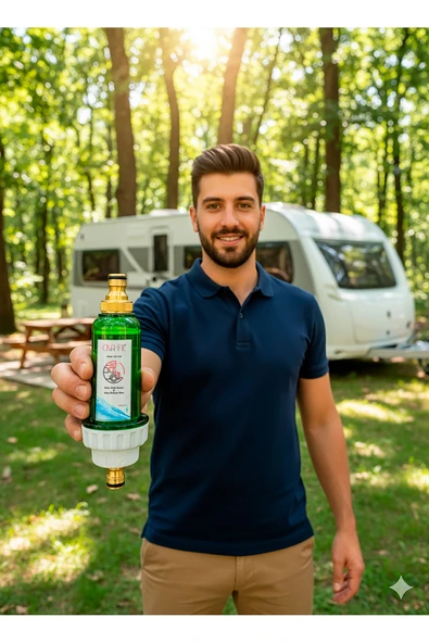 Car Fil Kamp & Karavan, Tekne Tip Tortu Tutucu Ve Kireç Önleyici Filtre (YIKANABİLİR KARTUŞLU)