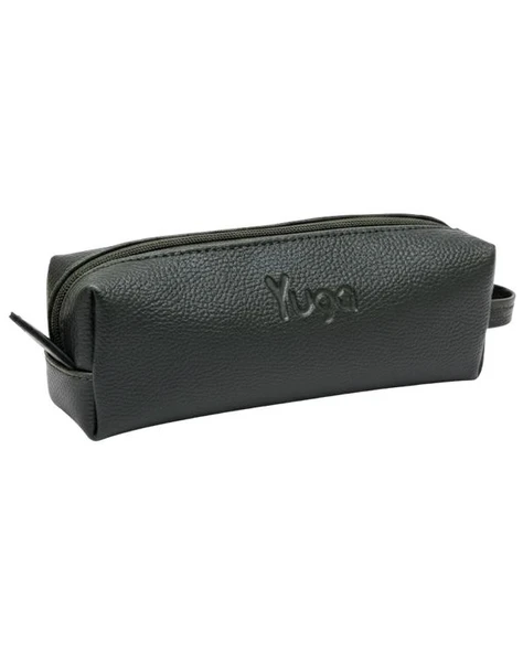 Yuga Tek Gözlü Suni Deri Kalem Çantası Yeşil - 3