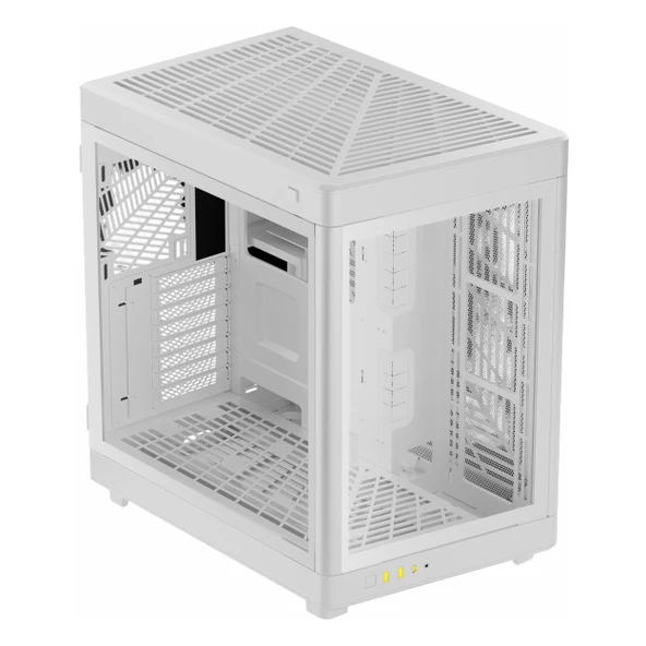 Gamdias Neso P1 WW 850W 80+ Bronz USB 3.2 ARGB ATX Full Tower Beyaz Kasa - Resim 3