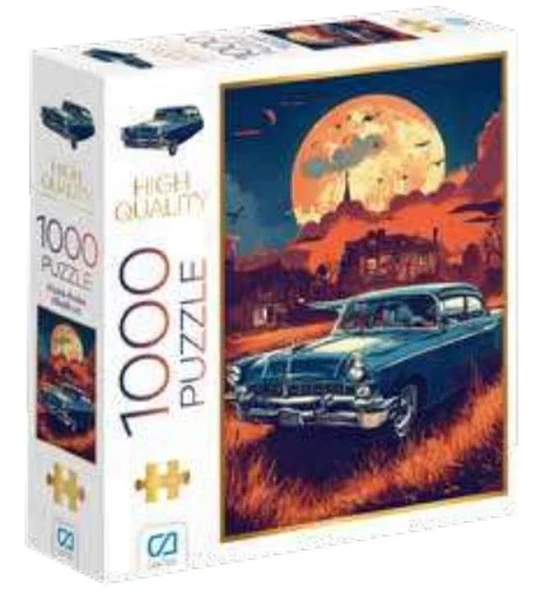 Klasik Araba Puzzle 1000 ürün görseli