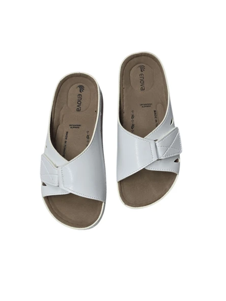 Enova Ortopedik Yumuşak Taban Cırtlı Günlük Kadın Terlik - Resim 3