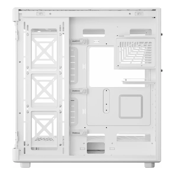 Gamdias Neso P1 WW 850W 80+ Bronz USB 3.2 ARGB ATX Full Tower Beyaz Kasa - Resim 6